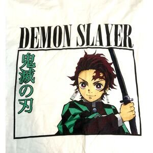 M & O Fine DEMON SLAYER Short Sleeve Short Sleeve Graphic Tee Size M
